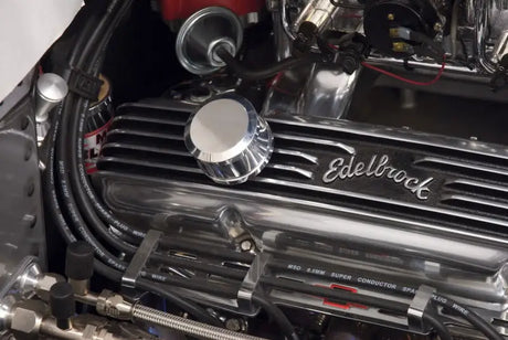 Edelbrock Billet Aluminum Breather w/ Polished Finish - Truck & Automotive