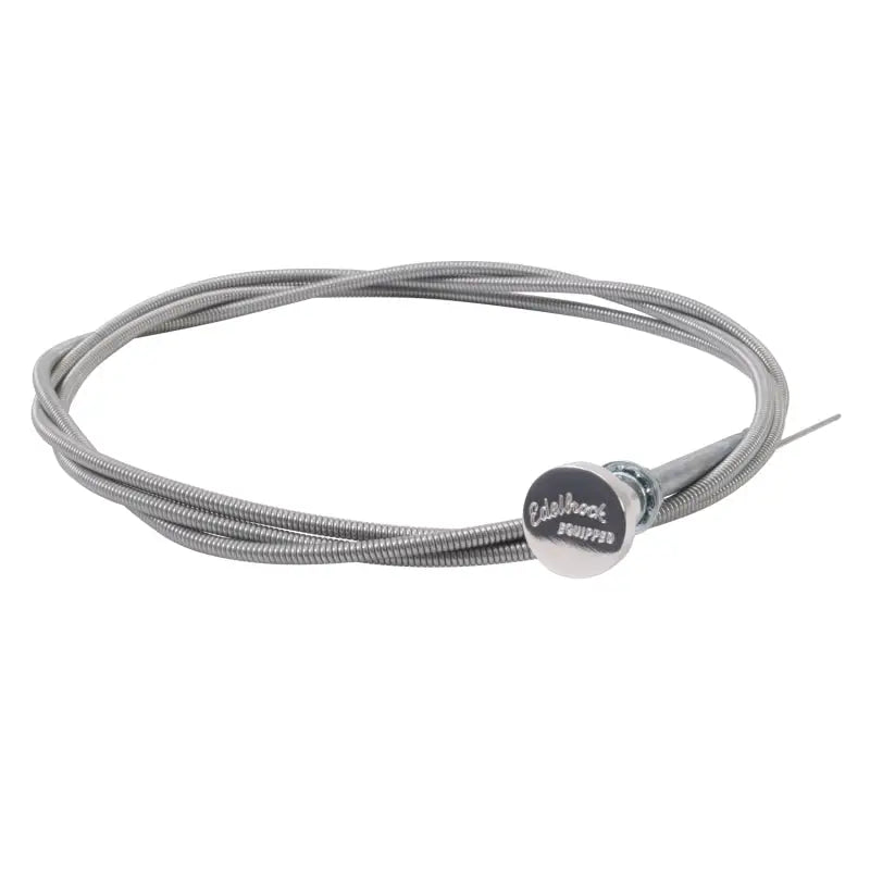 Silver cable with knob for Edelbrock cable carburetor choke, universal fit