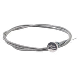 Silver cable with knob for Edelbrock cable carburetor choke, universal fit