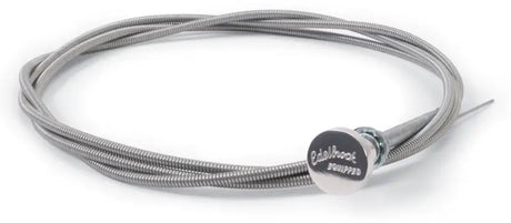 Braided metal cable with knob for Edelbrock Cable Carburetor Choke, universal fit