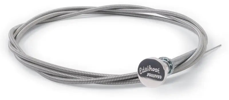 Silver throttle cable with knob for Edelbrock Cable Carburetor Choke upgrade