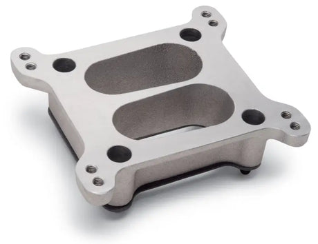 Aluminum carburetor spacer for Edelbrock carb adapter fitting Rochester 4 Jet to Squarebore