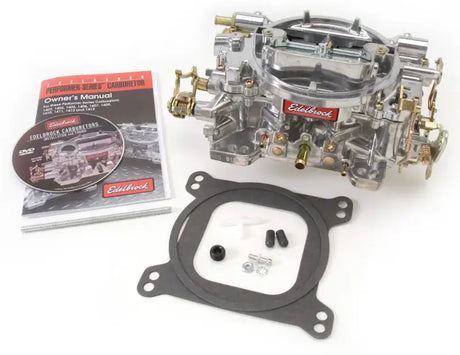 Edelbrock Carburetor Performer Series 4-Barrel 600 CFM Manual Choke Satin Finish - Truck & Automotive