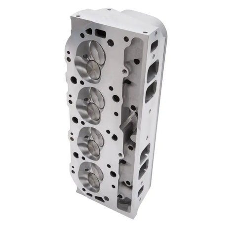 Aluminum Edelbrock cyl head for BBC Victor Jr with 24 Deg Rect Port design