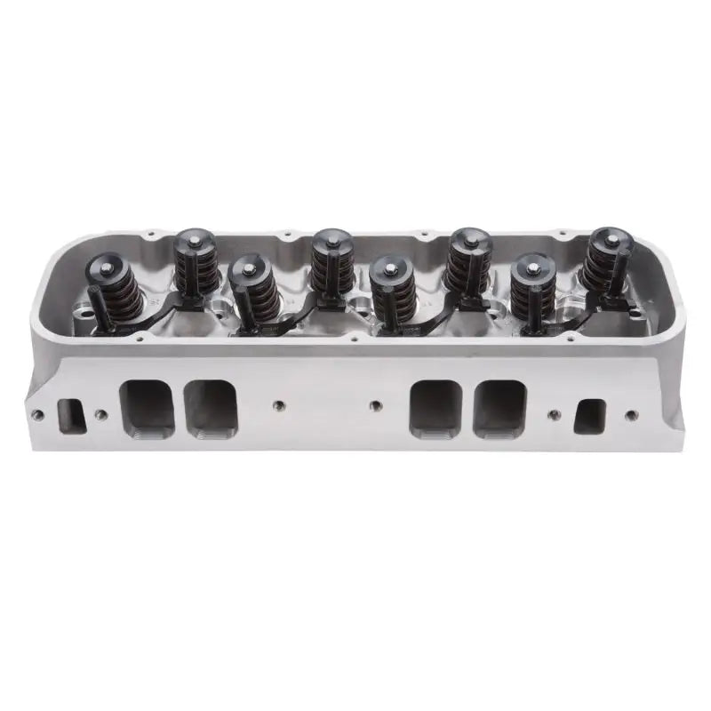 Edelbrock cyl head BBC Victor Jr 24 Deg with valve springs and aluminum construction