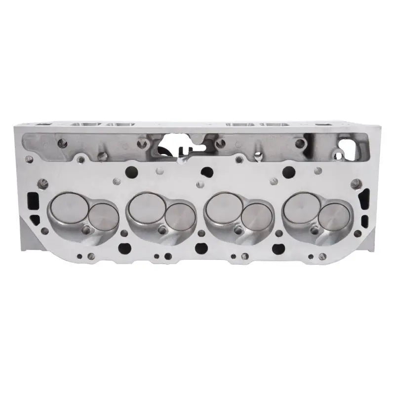 Aluminum Edelbrock Cyl Head BBC Victor Jr with valves and 300cc combustion chamber