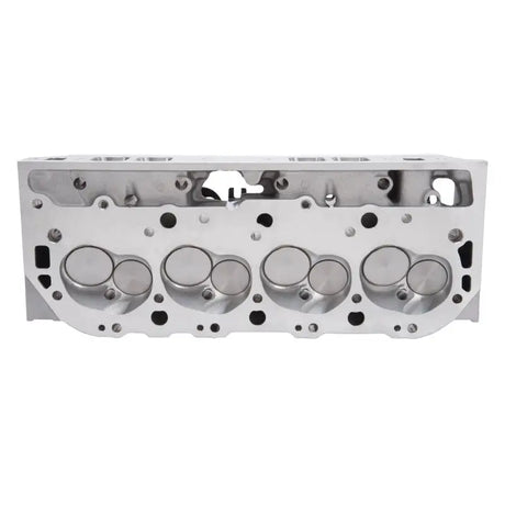 Aluminum Edelbrock Cyl Head BBC Victor Jr with valves and 300cc combustion chamber