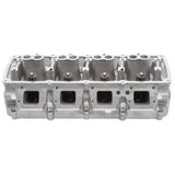 Silver aluminum Edelbrock Gen III Hemi Cylinder Head for Chrysler V8 engines