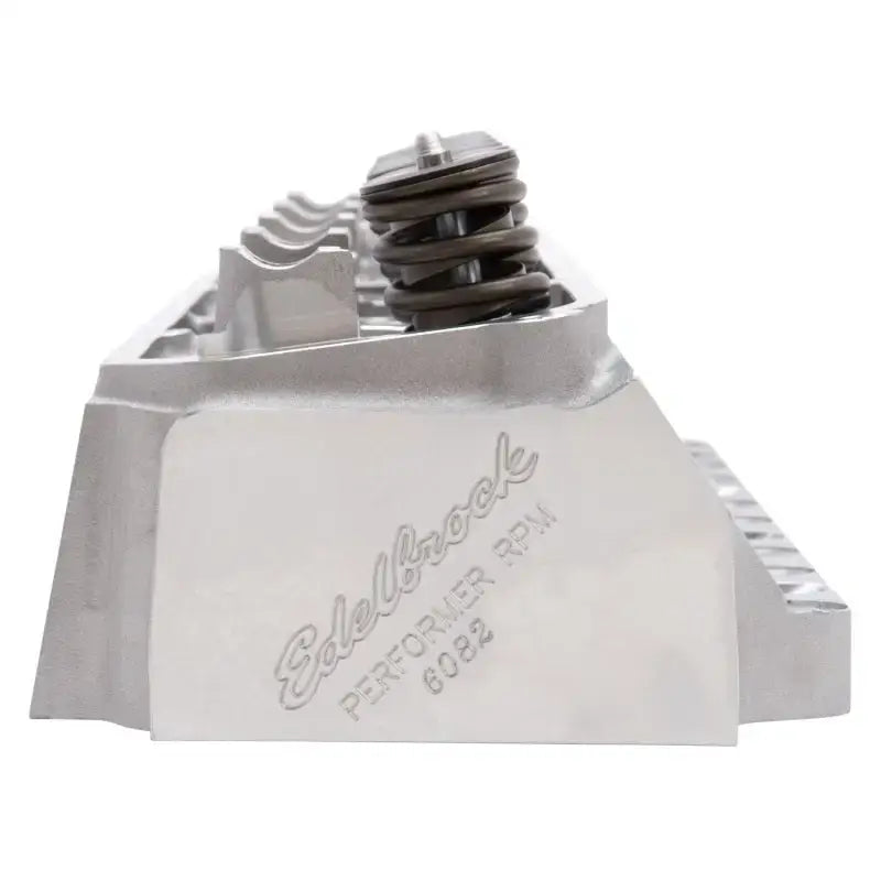 Polished Aluminum Edelbrock Cylinder Head with Valve Springs for BB Chrysler Performer RPM