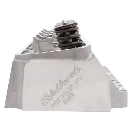 Polished Aluminum Edelbrock Cylinder Head with Valve Springs for BB Chrysler Performer RPM