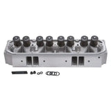 Aluminum Edelbrock cylinder head with valve springs and hardware for BB Chrysler engines