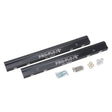 Black Edelbrock EFI fuel rail with hardware for BB Chevy Pro-Flo XT -8 An kit