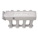 Silver Edelbrock Intake Manifold for EFI Pro-Flo XT LS2 engine upgrade