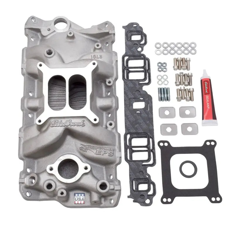 Edelbrock 2040 Edelbrock Manifold Installation Kit Performer Eps SBC 1957-1986 Natural Finish