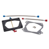 Carburetor fuel distribution block for Edelbrock Nitrous Plate Kit Pro-Flo EFI