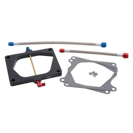 Carburetor fuel distribution block for Edelbrock Nitrous Plate Kit Pro-Flo EFI