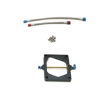 Carburetor spacer kit for Edelbrock Nitrous Plate Kit Pro-Flo EFI to boost performance