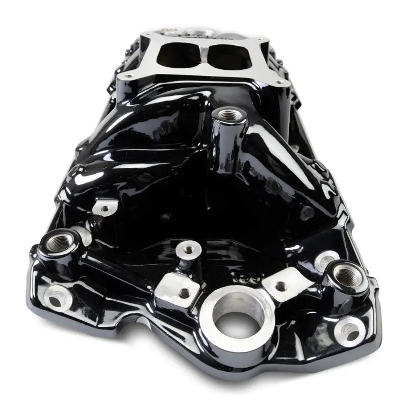 Edelbrock Chevy Small Block Performer RPM AIR-Gap Intake Manifold Black Plasma Finish - Edelbrock