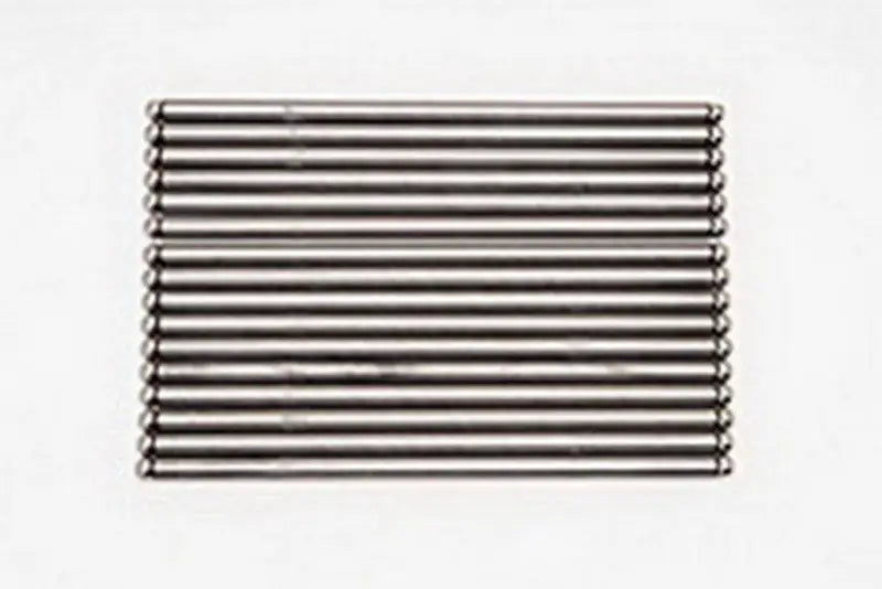 Parallel metal rods in Edelbrock push rod hardened kit for performance Magnum engines
