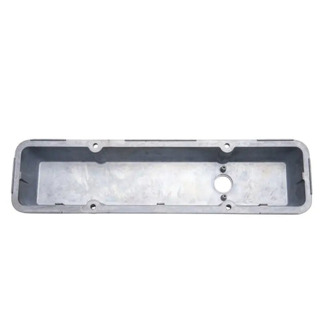 Rectangular Edelbrock valve cover for racing series Chevy V8 1959-86 engine