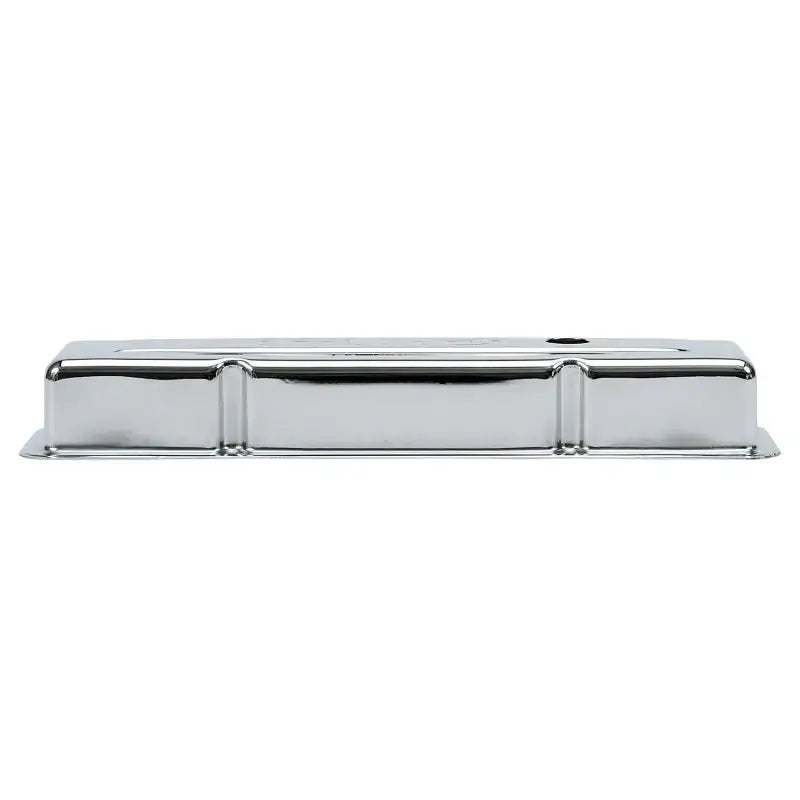 Edelbrock Valve Cover Signature Series Chevrolet 1959-1986 262-400 CI V8 Low Chrome - Truck & Automotive