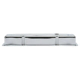 Edelbrock Valve Cover Signature Series Chevrolet 1959-1986 262-400 CI V8 Low Chrome - Truck & Automotive