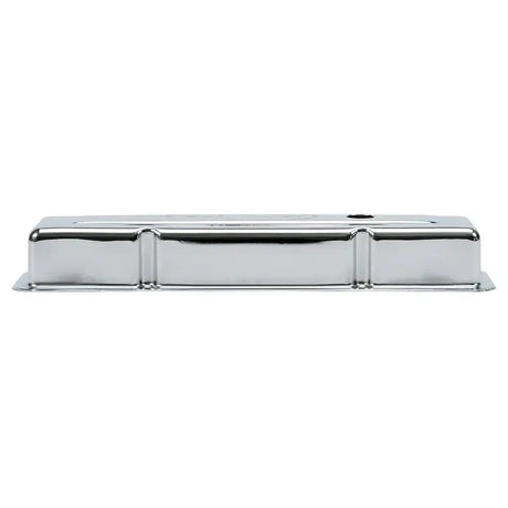 Edelbrock Valve Cover Signature Series Chevrolet 1959-1986 262-400 CI V8 Low Chrome - Truck & Automotive