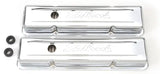 Edelbrock Valve Cover Signature Series Chevrolet 1959-1986 262-400 CI V8 Low Chrome - Truck & Automotive