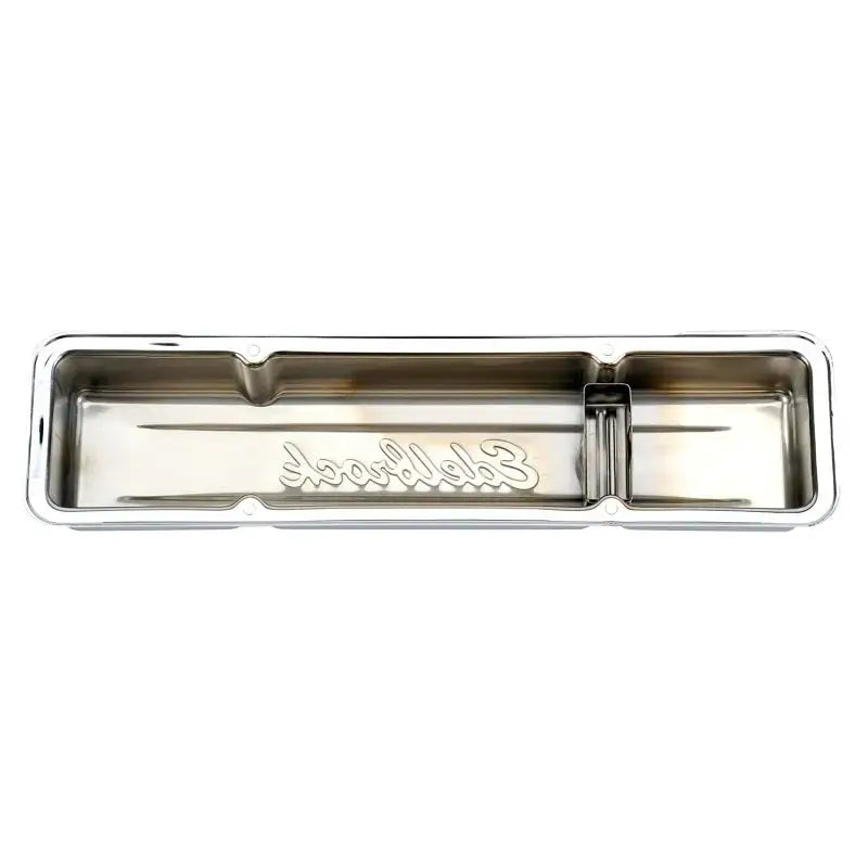 Edelbrock Valve Cover Signature Series Chevrolet 1959-1986 262-400 CI V8 Low Chrome - Truck & Automotive