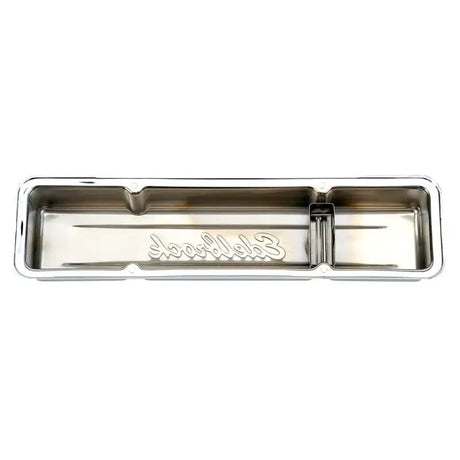 Edelbrock Valve Cover Signature Series Chevrolet 1959-1986 262-400 CI V8 Low Chrome - Truck & Automotive