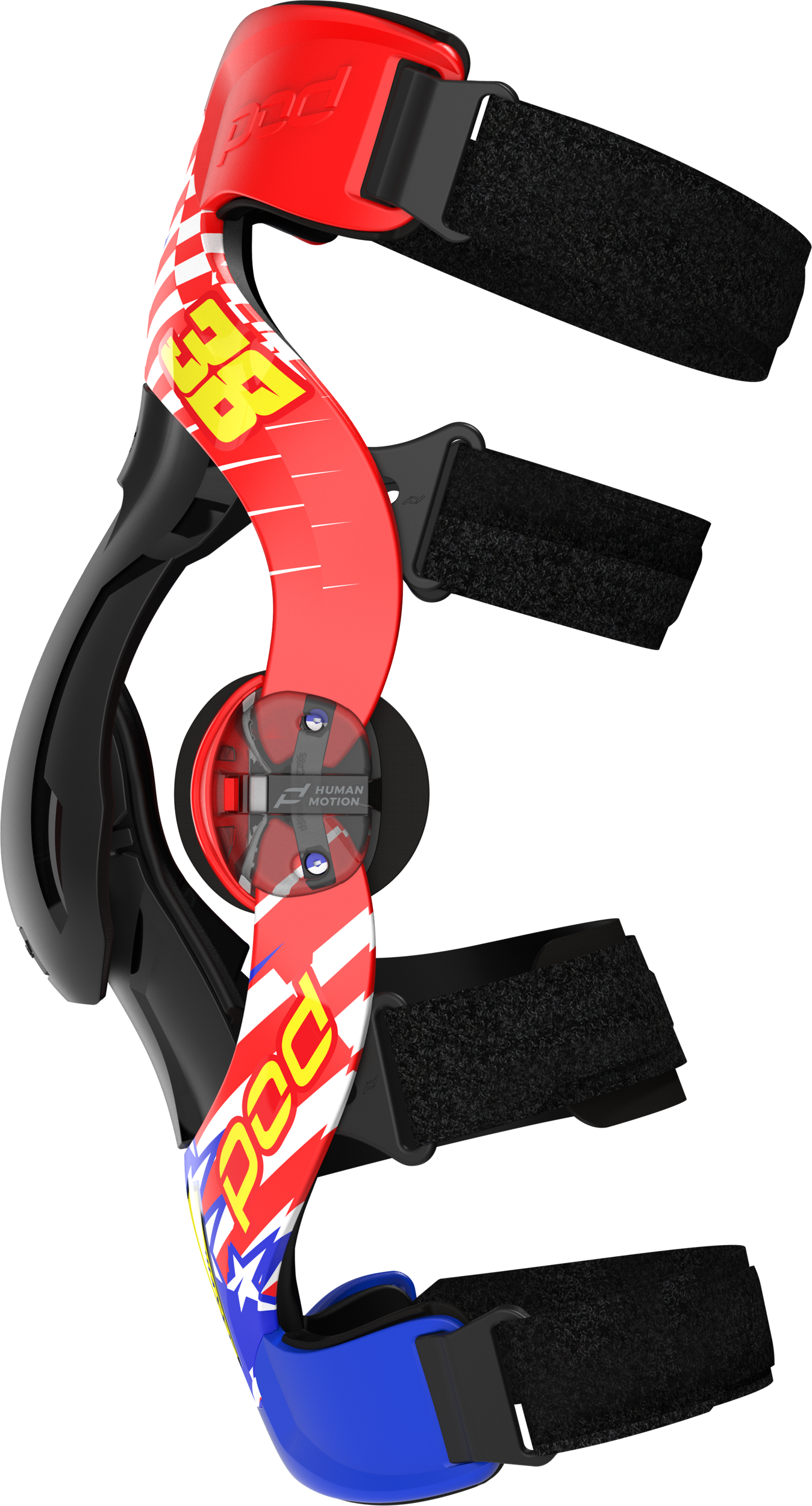 POD K4 V2.0 LE Knee Brace Guards/Braces K4027-Dble2-XL/2X - XL 2.0 PR Danger Boy