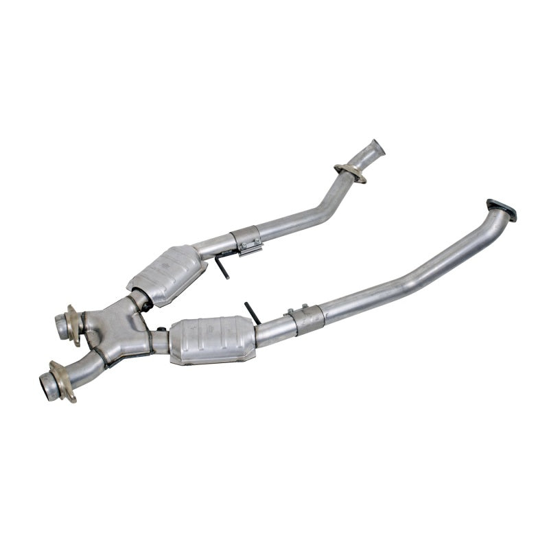 BBK 1666 BBK 96-98 Mustang 4.6 GT High Flow X Pipe With Catalytic Converters - 2-1/2