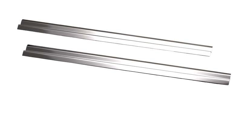 Kentrol 30494 Kentrol 97-06 Jeep Wrangler TJ Entry Guards Pair - Polished Silver