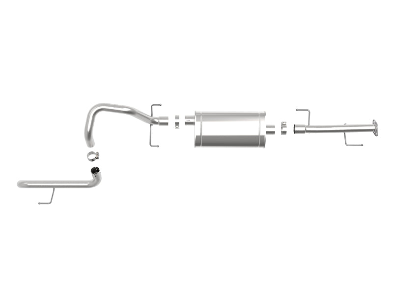 aFe 49-46041-1 aFe MACH Force-XP 2.5in 409 SS Cat-Back Hi-Tuck Exhaust - 10-19 Toyota 4Runner V6-4.0L