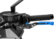 Puig Hi-Tech Extendable Clutch Lever 424ANA - Blue 4.0 Fold Extend
