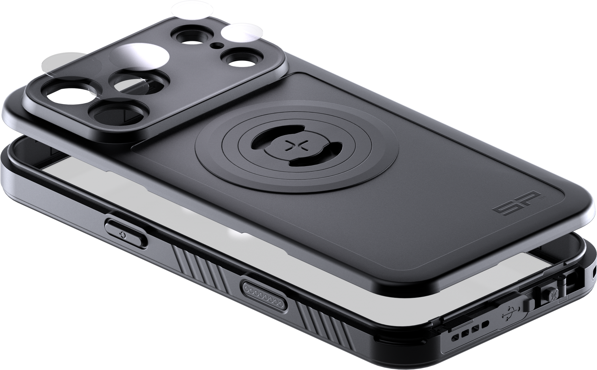 SP Connect Phone Case Xtreme SPC+ Accessories 52921 - Black Apple Iphone 17 Pro Max
