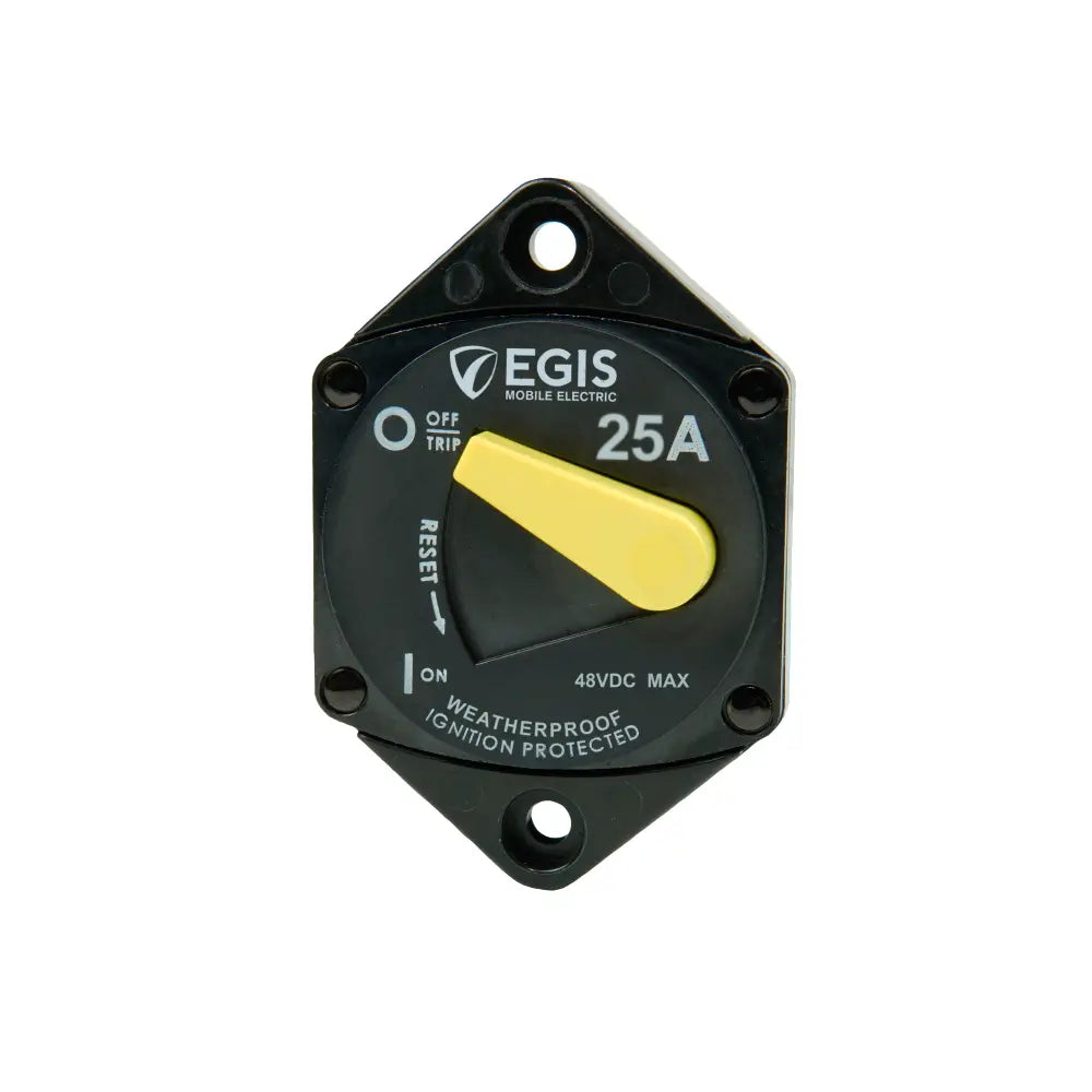 Egis Mobile Made In USA Circuit Breaker 4707-025 - 87 Series 25 Panel Mount