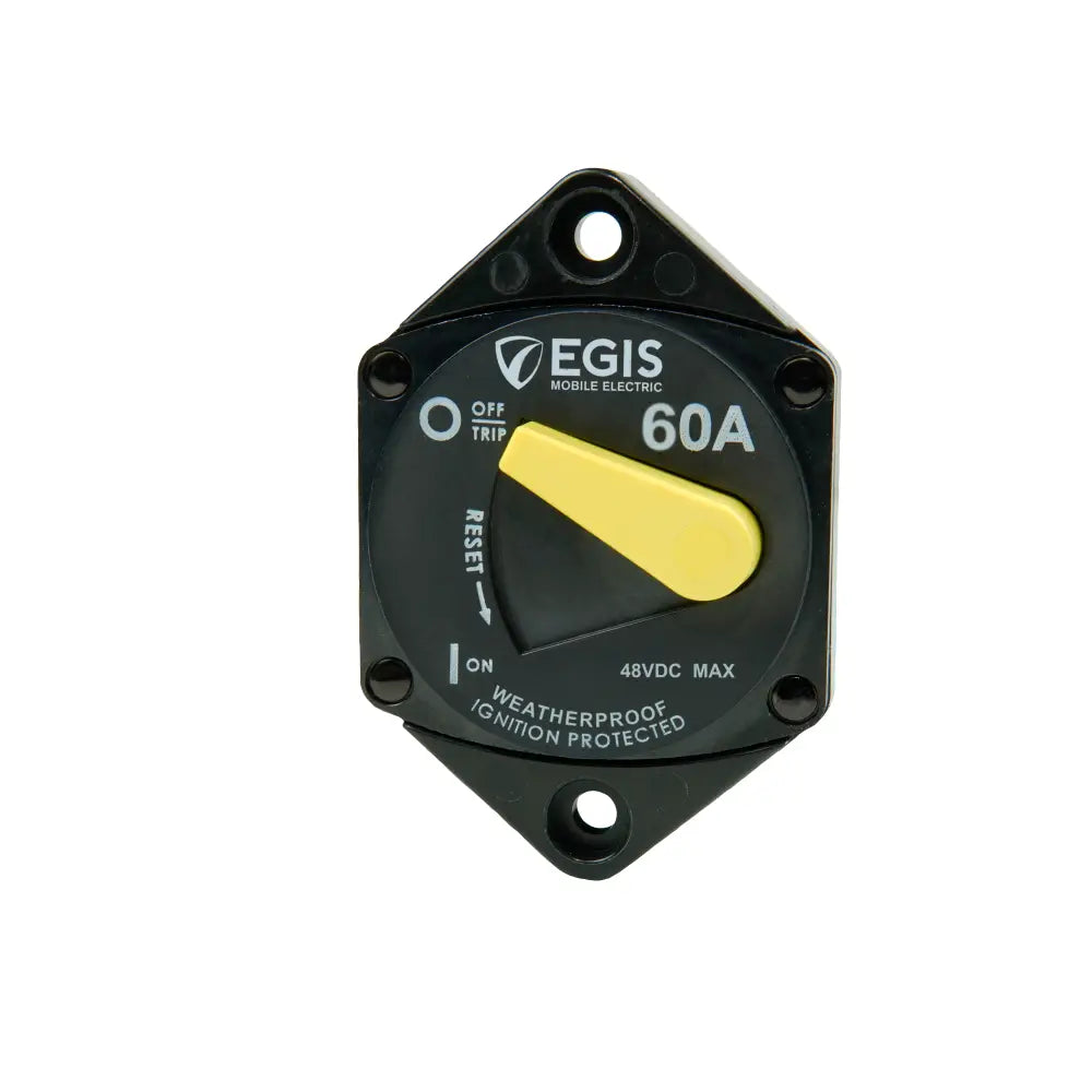 Egis Mobile Made In USA Circuit Breaker 4707-060 - 87 Series 60 Panel Mount