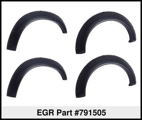 EGR 07-13 Chev Silverado 6-8ft Bed Bolt-On Look Fender Flares - Set - Matte 