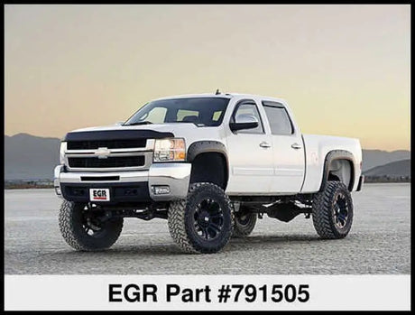 EGR 07-13 Chev Silverado 6-8ft Bed Bolt-On Look Fender Flares - Set - Matte 