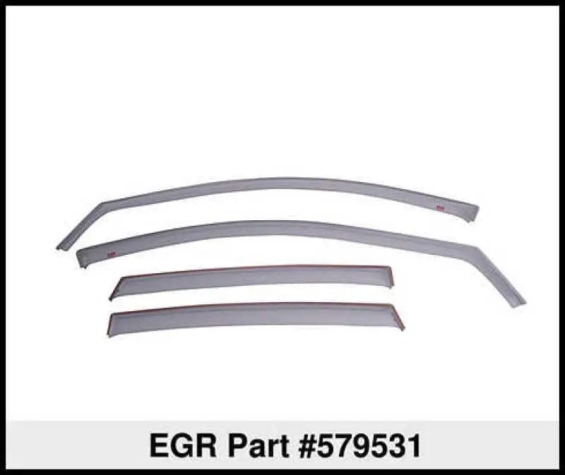 EGR 13-17 Honda Accord In-Channel Window Visors Front/Rear Set Dark Smoke 