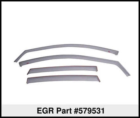 EGR 13-17 Honda Accord In-Channel Window Visors Front/Rear Set Dark Smoke 