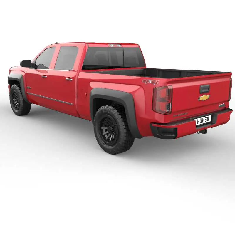 EGR 14-18 Chevrolet Silverado 1500 Baseline Standard Style Fender Flares Set Of 4 