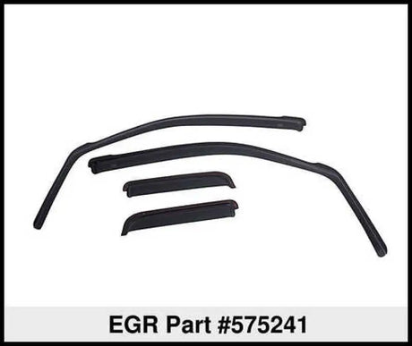 EGR 14-22 Jeep Cherokee In-Channel Window Visors Front/Rear Set Dark Smoke 