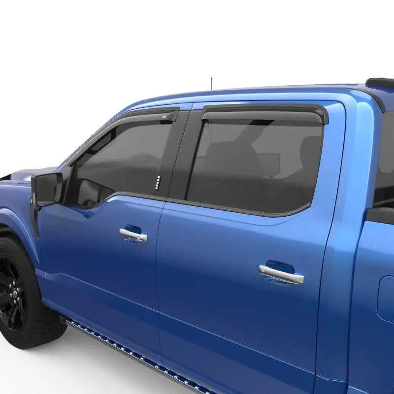 EGR 15+ Ford F150 Crew Cab Tape-On Window Visors - Set of 4 