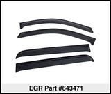 EGR 15+ Ford F150 Super Cab 15+ Tape-On Window Visors - Set of 4 - 643471