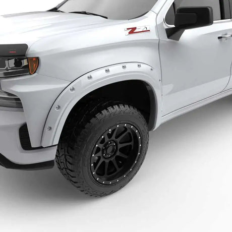 EGR 19-22 Chevrolet Silverado 1500 Summit White Traditional Bolt-On Look Fender Flares Set Of 4 
