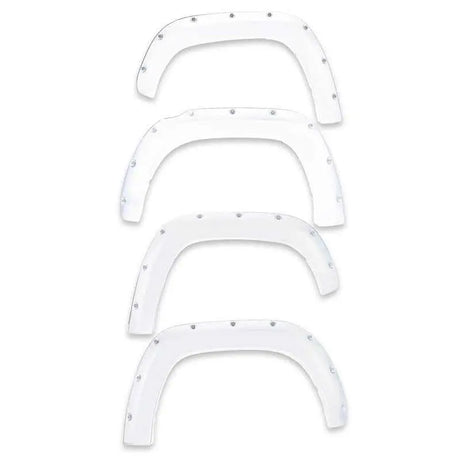 EGR EGR 19-22 Chevrolet Silverado 1500 Summit White Traditional Bolt-On Look Fender Flares Set Of 4