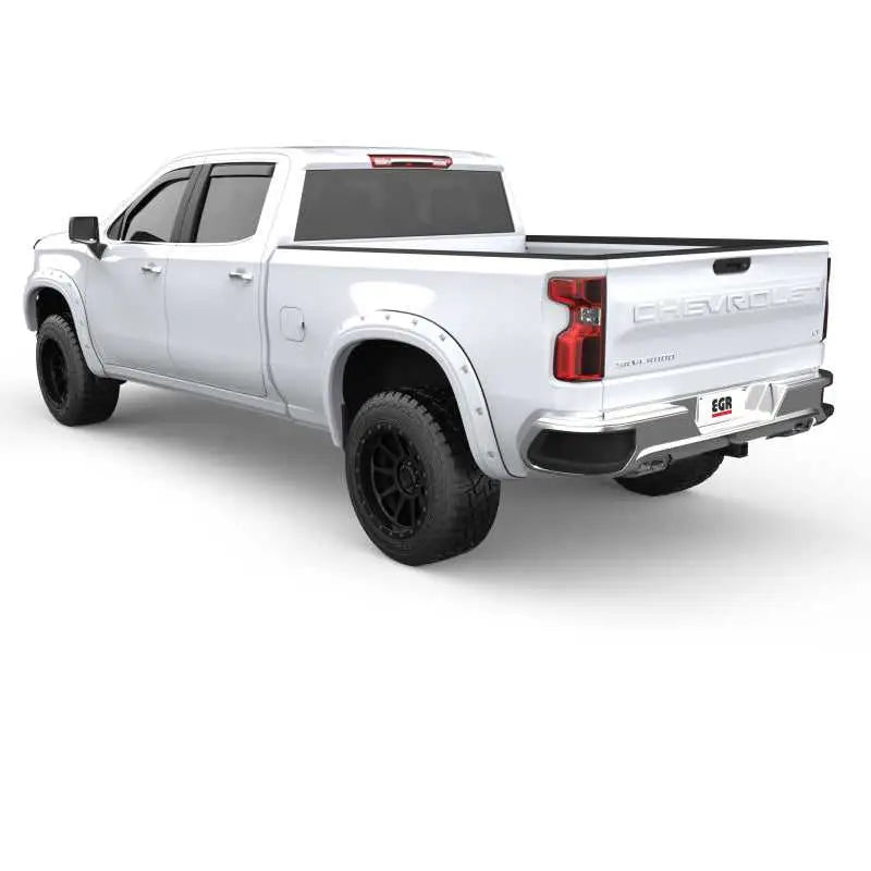 EGR 19-22 Chevrolet Silverado 1500 Summit White Traditional Bolt-On Look Fender Flares Set Of 4 
