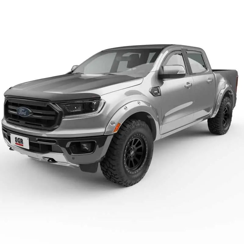 EGR 19-22 Ford Ranger Painted To Code Ingot Traditional Bolt-On Look Fender Flares Silver Set Of 4 